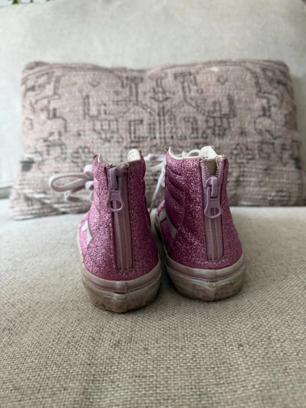 Vans Glitter High Tops Sneakers for kids, size 13
